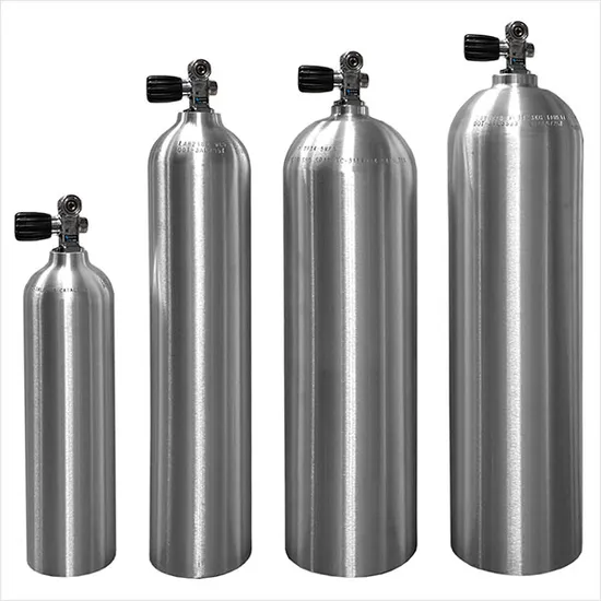 PED/DOT Certificate 11.1L 12L 5.7L 2L Aluminum Gas Cylinder Medical Oxygen Cylinder/Scuba Diving Tank/CO2 Beverage Cylinder