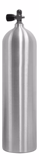 PED/DOT Certificate 11.1L 12L 5.7L 2L Aluminum Gas Cylinder Medical Oxygen Cylinder/Scuba Diving Tank/CO2 Beverage Cylinder